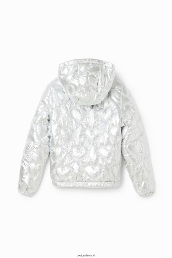 Desigual Girl Padded heart jacket Clothing PFVZ0B1873