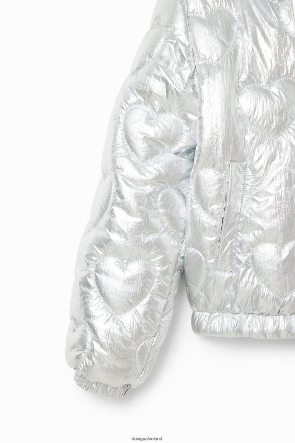 Desigual Girl Padded heart jacket Clothing PFVZ0B1873