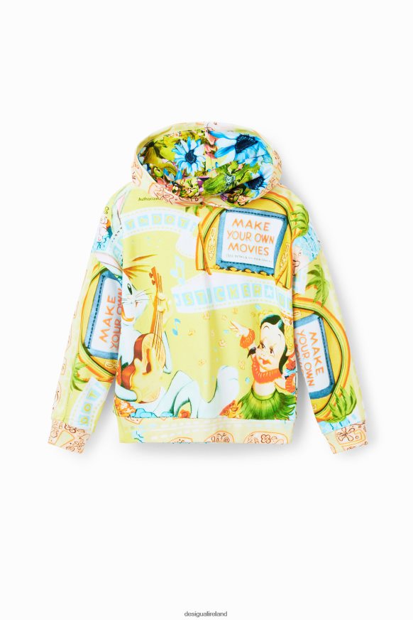 Desigual Girl Oversize Bugs Bunny sweatshirt Clothing PFVZ0B1158