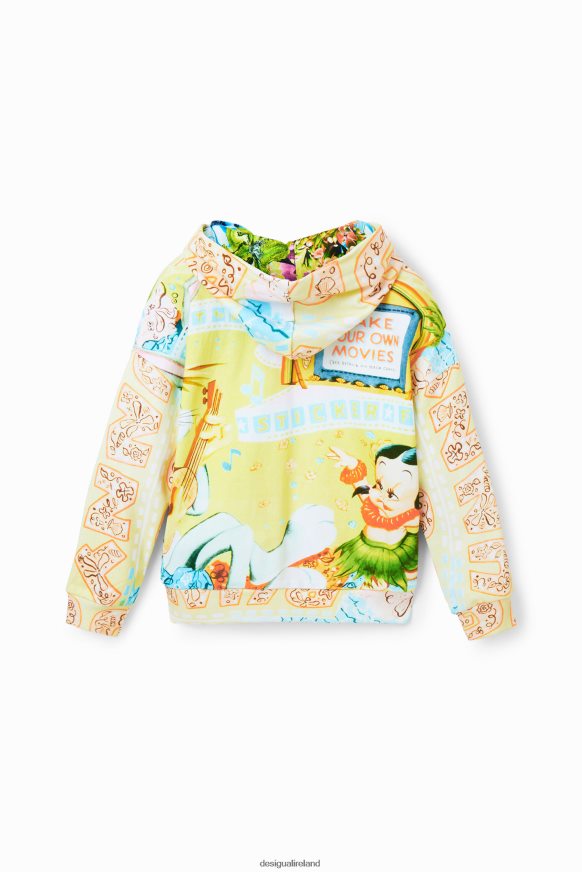 Desigual Girl Oversize Bugs Bunny sweatshirt Clothing PFVZ0B1158
