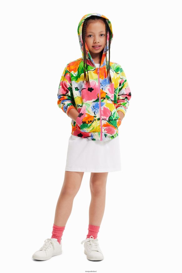 Desigual Girl Oversize floral sweatshirt Clothing PFVZ0B1786
