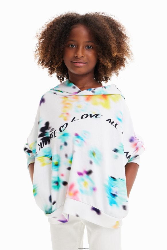 Desigual Girl Oversize out-of-focus sweatshirt Clothing PFVZ0B1869
