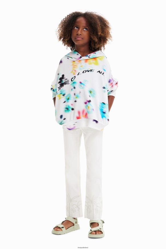 Desigual Girl Oversize out-of-focus sweatshirt Clothing PFVZ0B1869