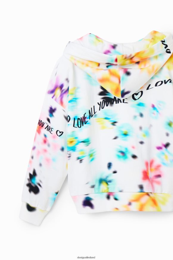 Desigual Girl Oversize out-of-focus sweatshirt Clothing PFVZ0B1869