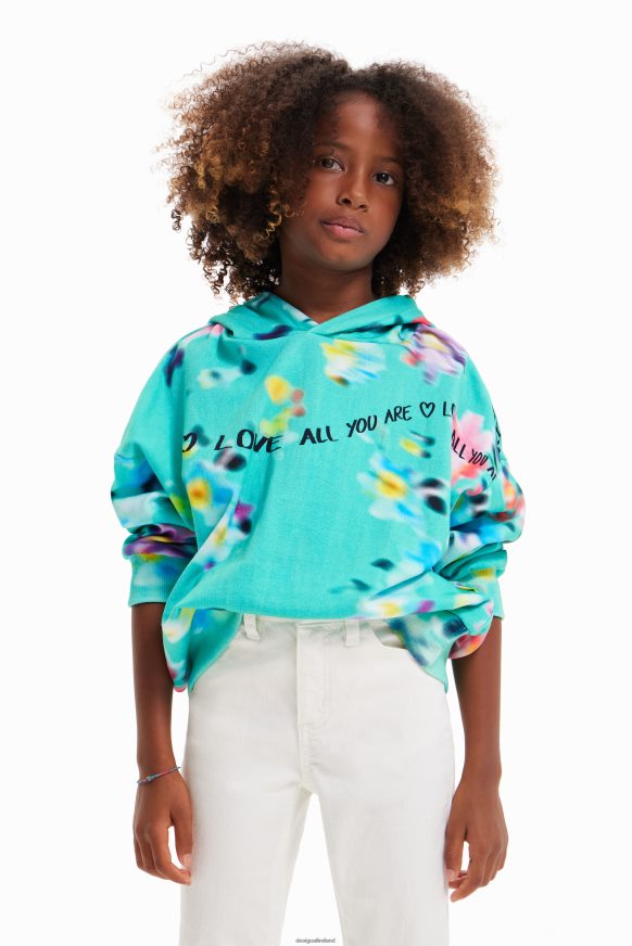 Desigual Girl Oversize out-of-focus sweatshirt Clothing PFVZ0B1891
