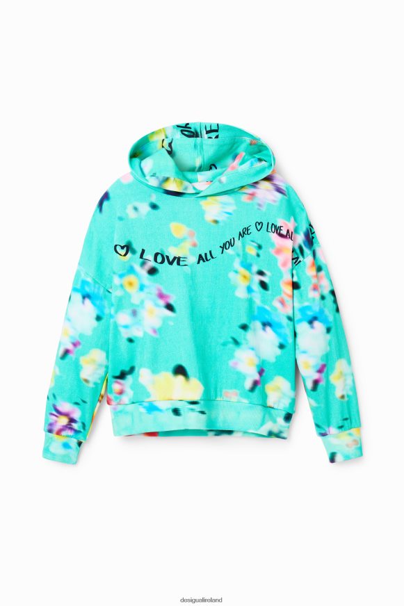 Desigual Girl Oversize out-of-focus sweatshirt Clothing PFVZ0B1891