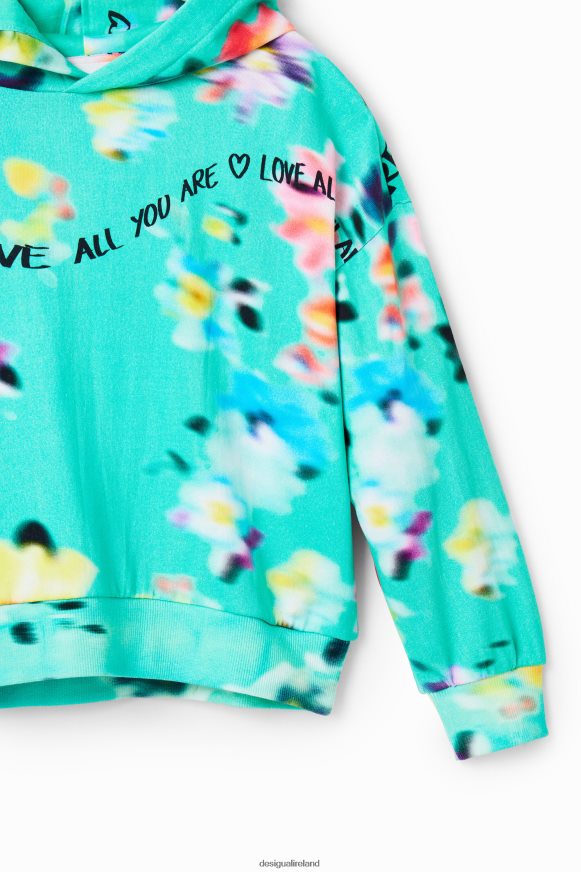 Desigual Girl Oversize out-of-focus sweatshirt Clothing PFVZ0B1891