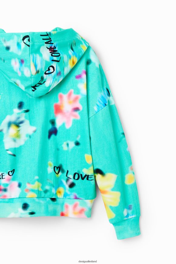 Desigual Girl Oversize out-of-focus sweatshirt Clothing PFVZ0B1891