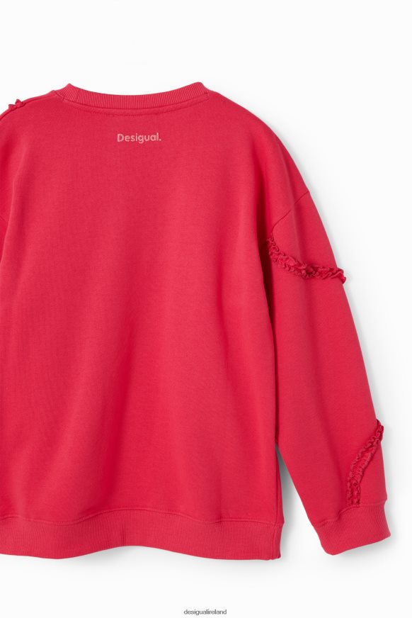 Desigual Girl Pleated strip sweatshirt Clothing PFVZ0B1737