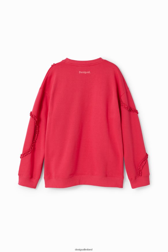 Desigual Girl Pleated strip sweatshirt Clothing PFVZ0B1737