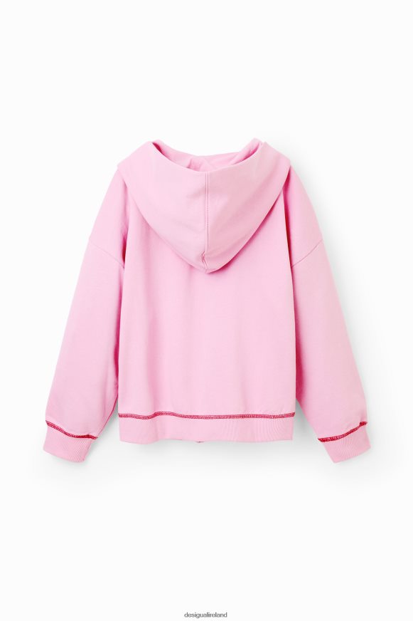 Desigual Girl Sequinned Pink Panther sweatshirt Clothing PFVZ0B1759