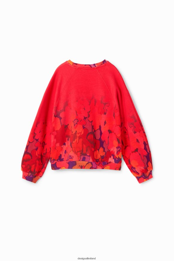 Desigual Girl Watercolour floral sweatshirt Clothing PFVZ0B1746