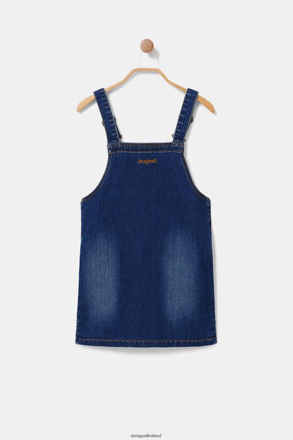 Desigual Girl Embroidered denim overalls Clothing PFVZ0B1839