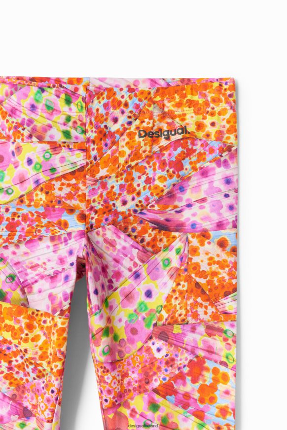 Desigual Girl Floral capri leggings Clothing PFVZ0B1749