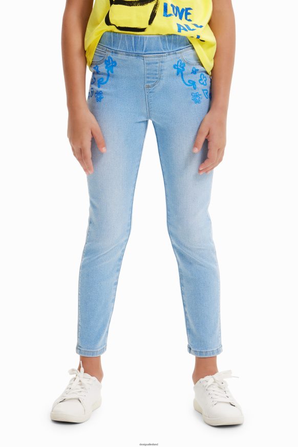 Desigual Girl Glitter jeggings Clothing PFVZ0B1780