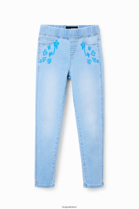 Desigual Girl Glitter jeggings Clothing PFVZ0B1780