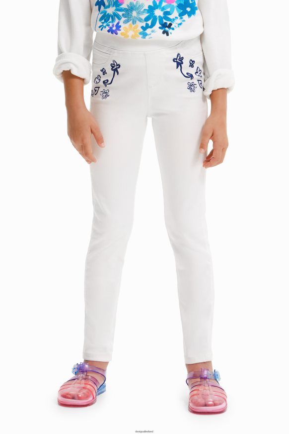 Desigual Girl Glitter jeggings Clothing PFVZ0B1797