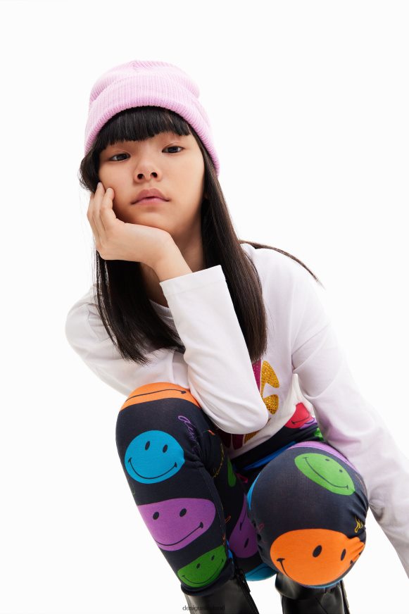 Desigual Girl Long Smiley leggings Clothing PFVZ0B1706