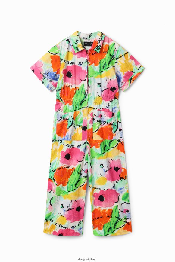 Desigual Girl Long floral jumpsuit Clothing PFVZ0B1761