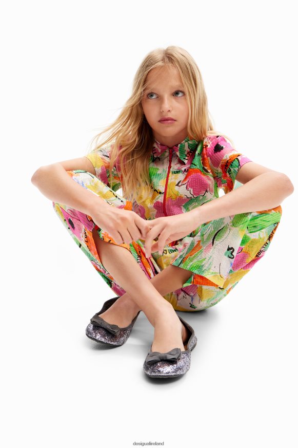 Desigual Girl Long floral jumpsuit Clothing PFVZ0B1761