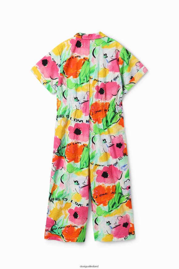 Desigual Girl Long floral jumpsuit Clothing PFVZ0B1761