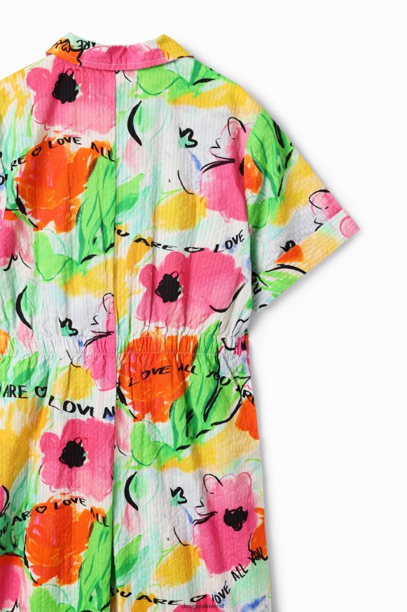 Desigual Girl Long floral jumpsuit Clothing PFVZ0B1761