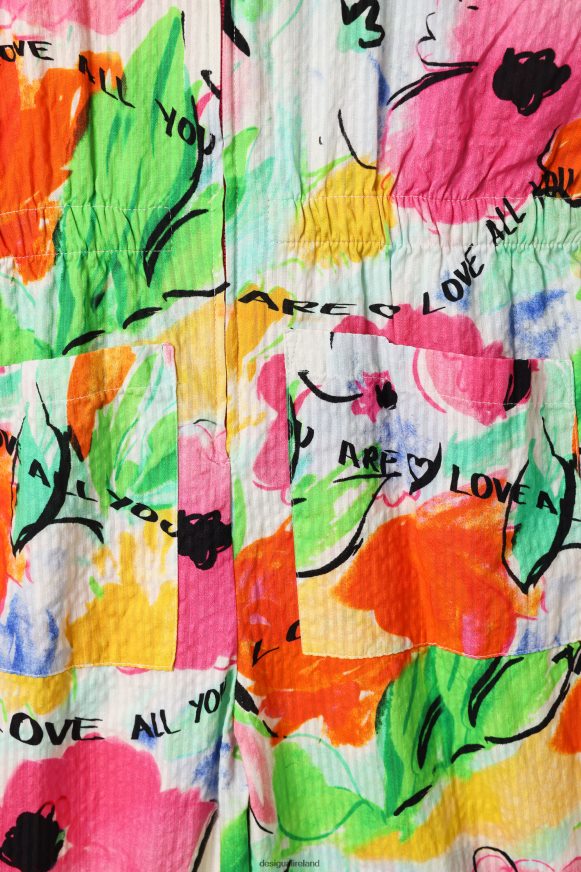 Desigual Girl Long floral jumpsuit Clothing PFVZ0B1761