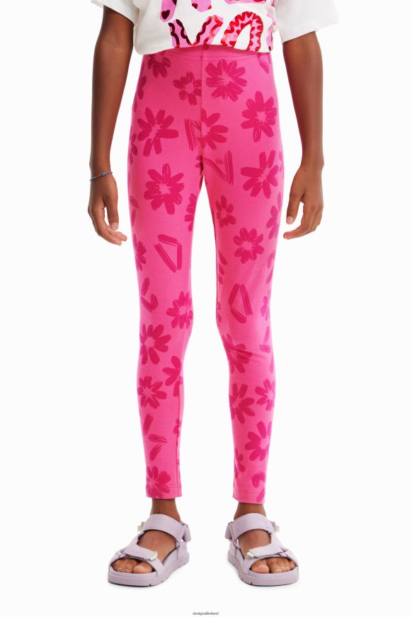 Desigual Girl Long floral leggings Clothing PFVZ0B1756