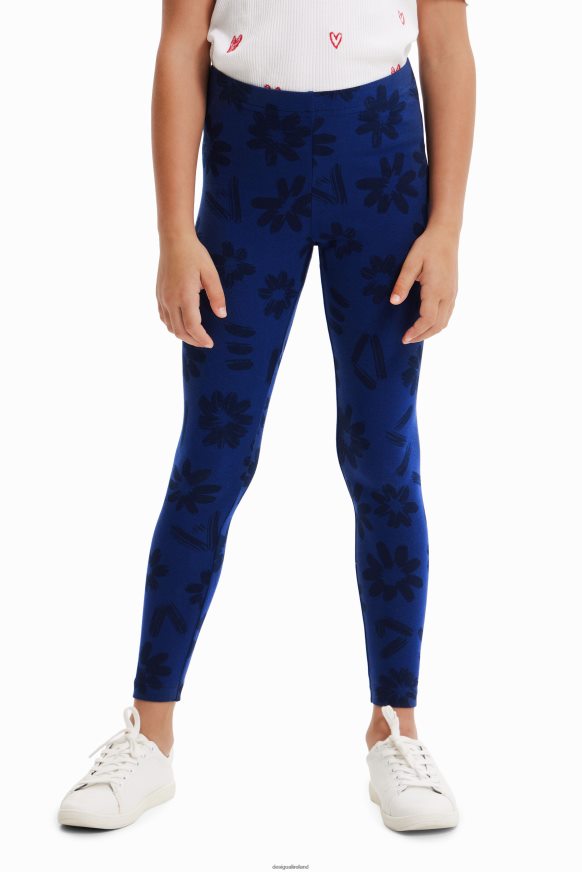 Desigual Girl Long floral leggings Clothing PFVZ0B1767