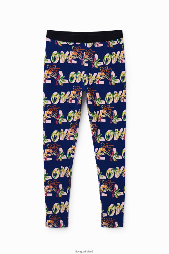 Desigual Girl Love flower leggings Clothing PFVZ0B1703