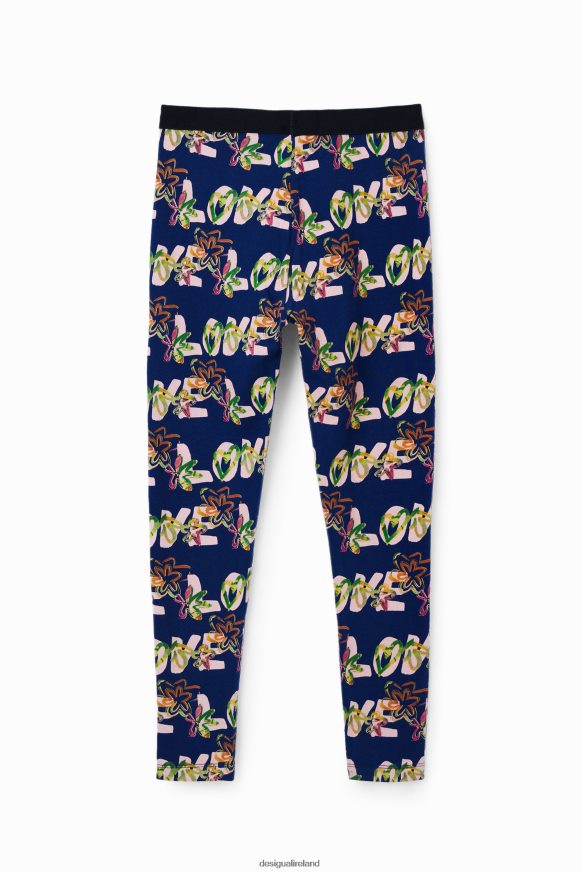 Desigual Girl Love flower leggings Clothing PFVZ0B1703