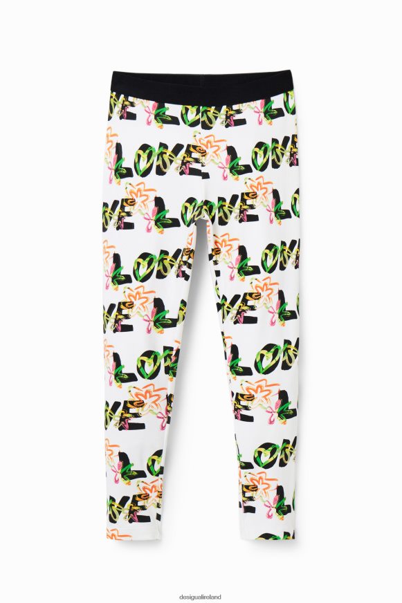 Desigual Girl Love flower leggings Clothing PFVZ0B1710