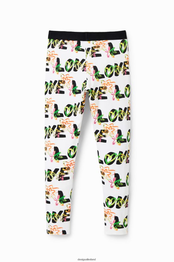 Desigual Girl Love flower leggings Clothing PFVZ0B1710