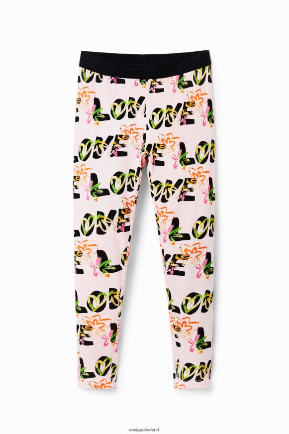 Desigual Girl Love flower leggings Clothing PFVZ0B1733