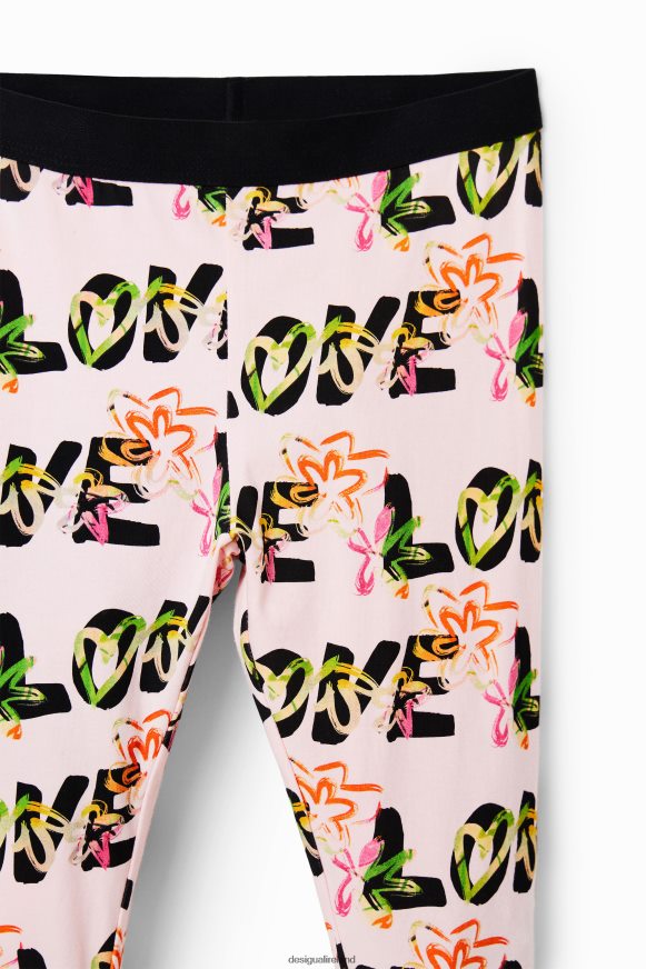 Desigual Girl Love flower leggings Clothing PFVZ0B1733