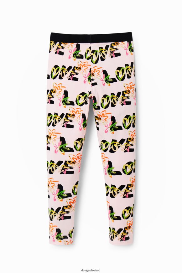 Desigual Girl Love flower leggings Clothing PFVZ0B1733