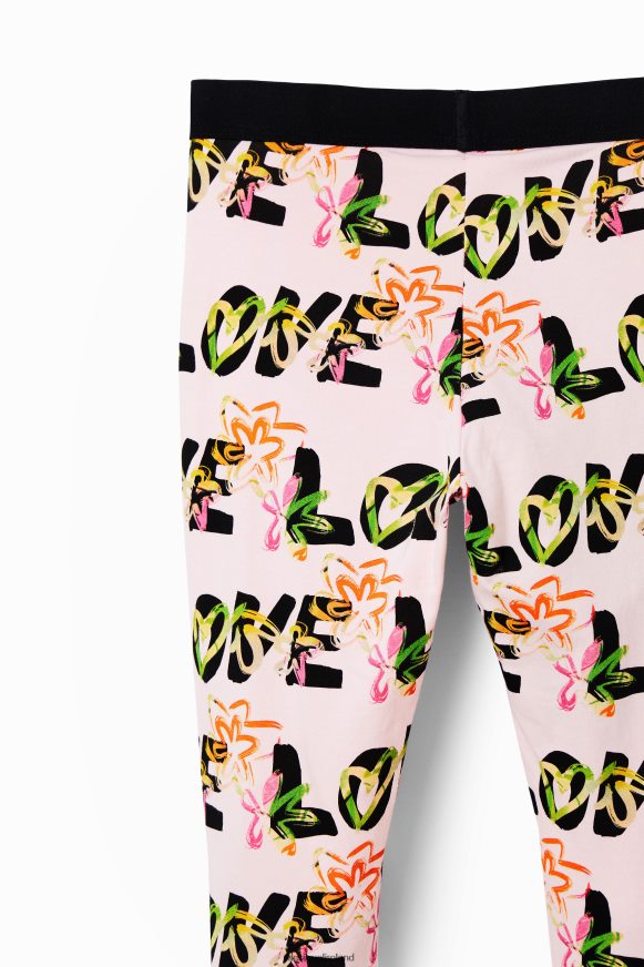 Desigual Girl Love flower leggings Clothing PFVZ0B1733