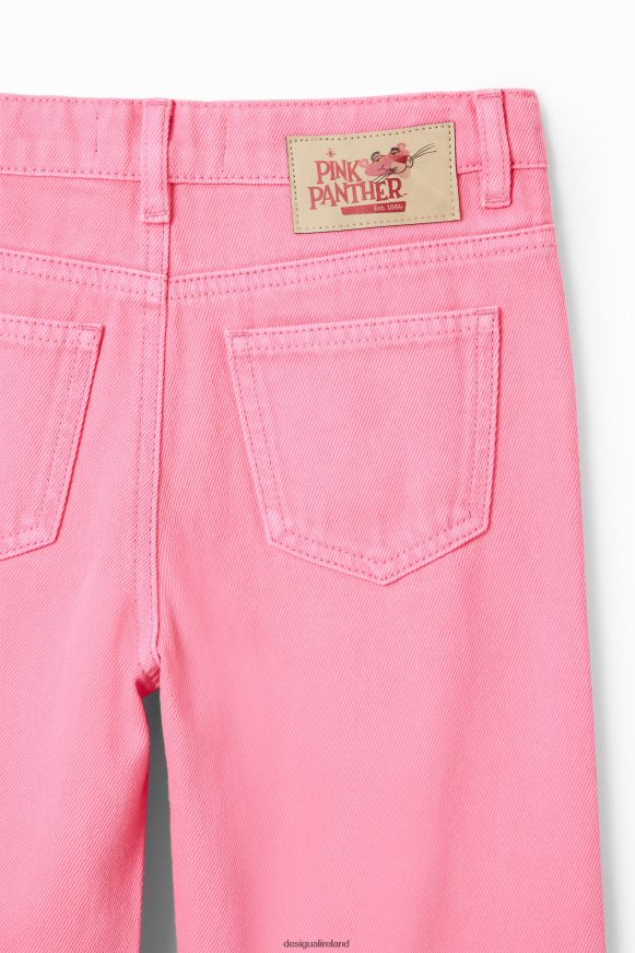 Desigual Girl Pink Panther flare jeans Clothing PFVZ0B682