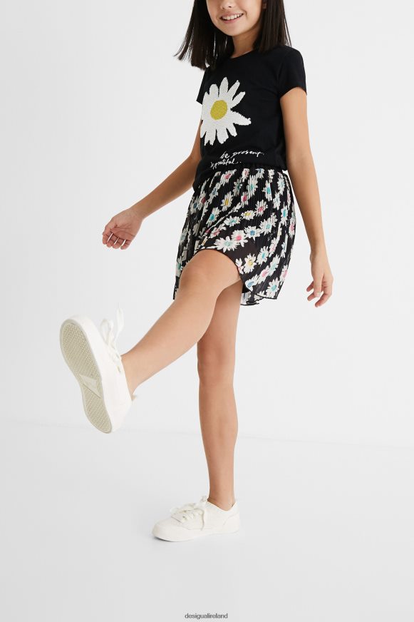 Desigual Girl Short skirt pleated Clothing PFVZ0B1845