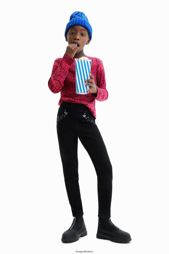 Desigual Girl Slim jeggings with designs Clothing PFVZ0B1828