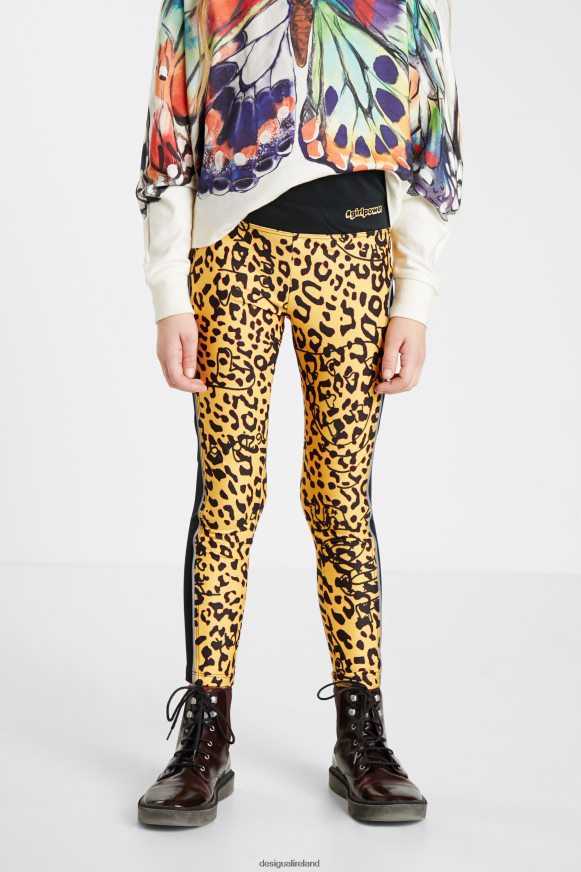 Desigual Girl Slim leggings animal print Clothing PFVZ0B1881