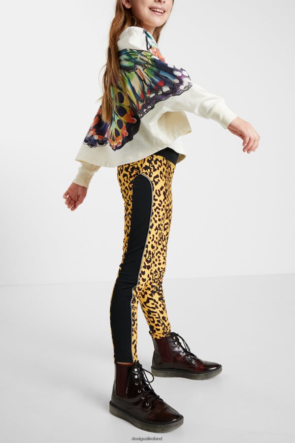 Desigual Girl Slim leggings animal print Clothing PFVZ0B1881