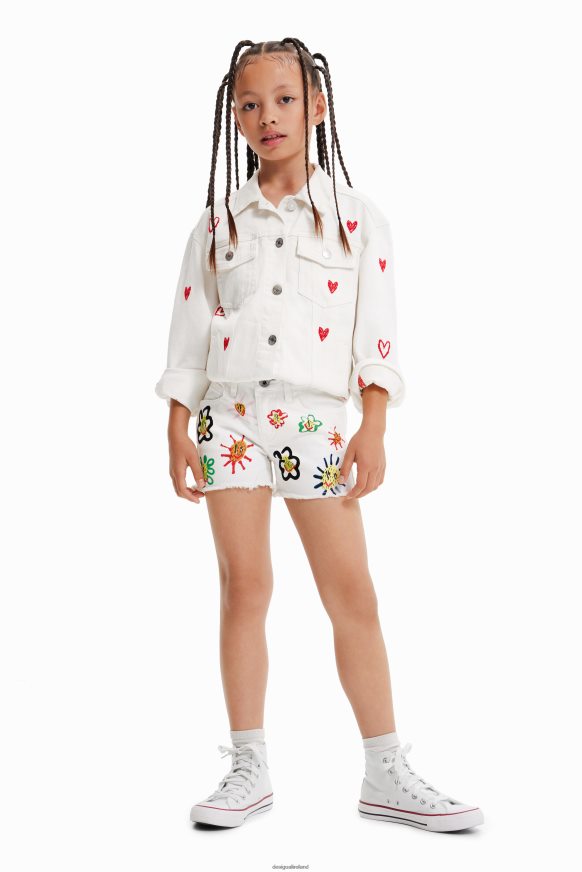 Desigual Girl Sun denim shorts Clothing PFVZ0B1159