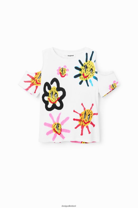 Desigual Girl Cut-out sun T-shirt Clothing PFVZ0B1878