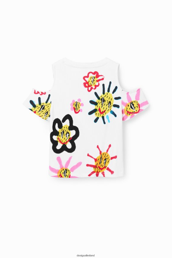 Desigual Girl Cut-out sun T-shirt Clothing PFVZ0B1878