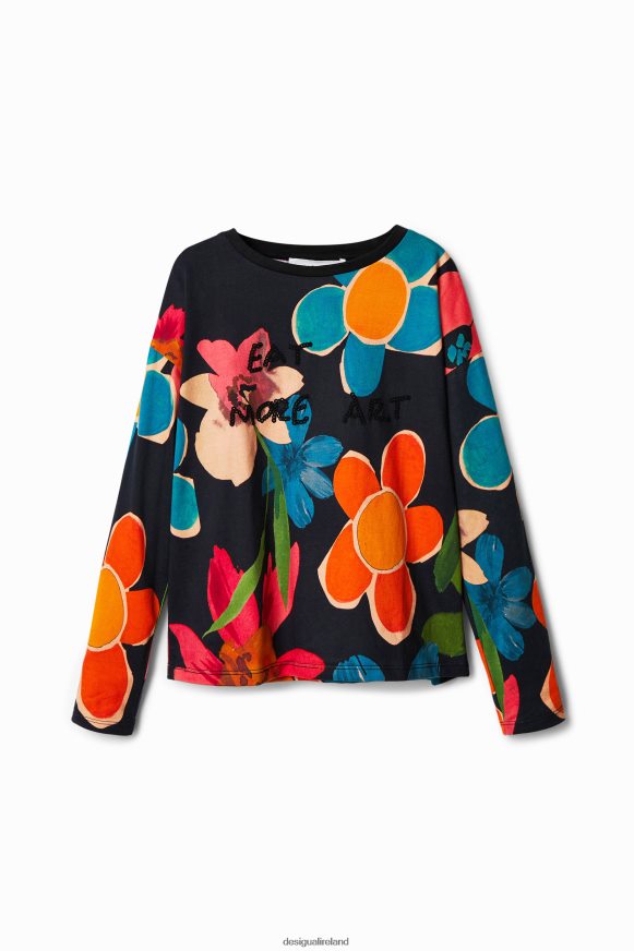 Desigual Girl Floral print T-shirt Clothing PFVZ0B1837
