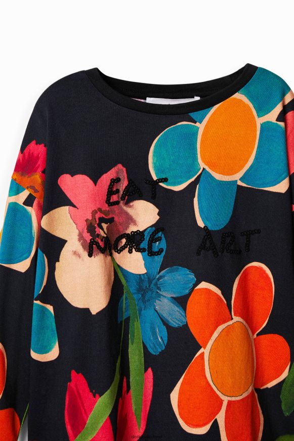 Desigual Girl Floral print T-shirt Clothing PFVZ0B1837