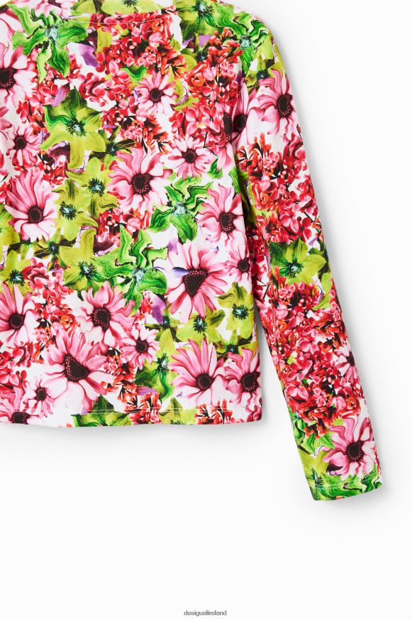 Desigual Girl Multicoloured floral T-shirt Clothing PFVZ0B1843
