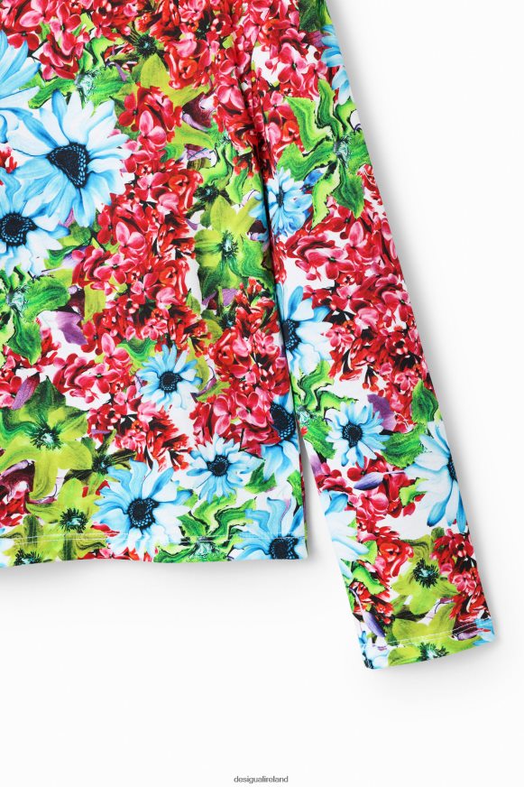 Desigual Girl Multicoloured floral T-shirt Clothing PFVZ0B1871