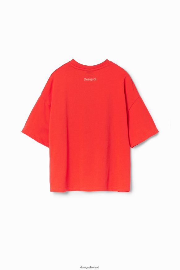 Desigual Girl Oversize message T-shirt Clothing PFVZ0B1704